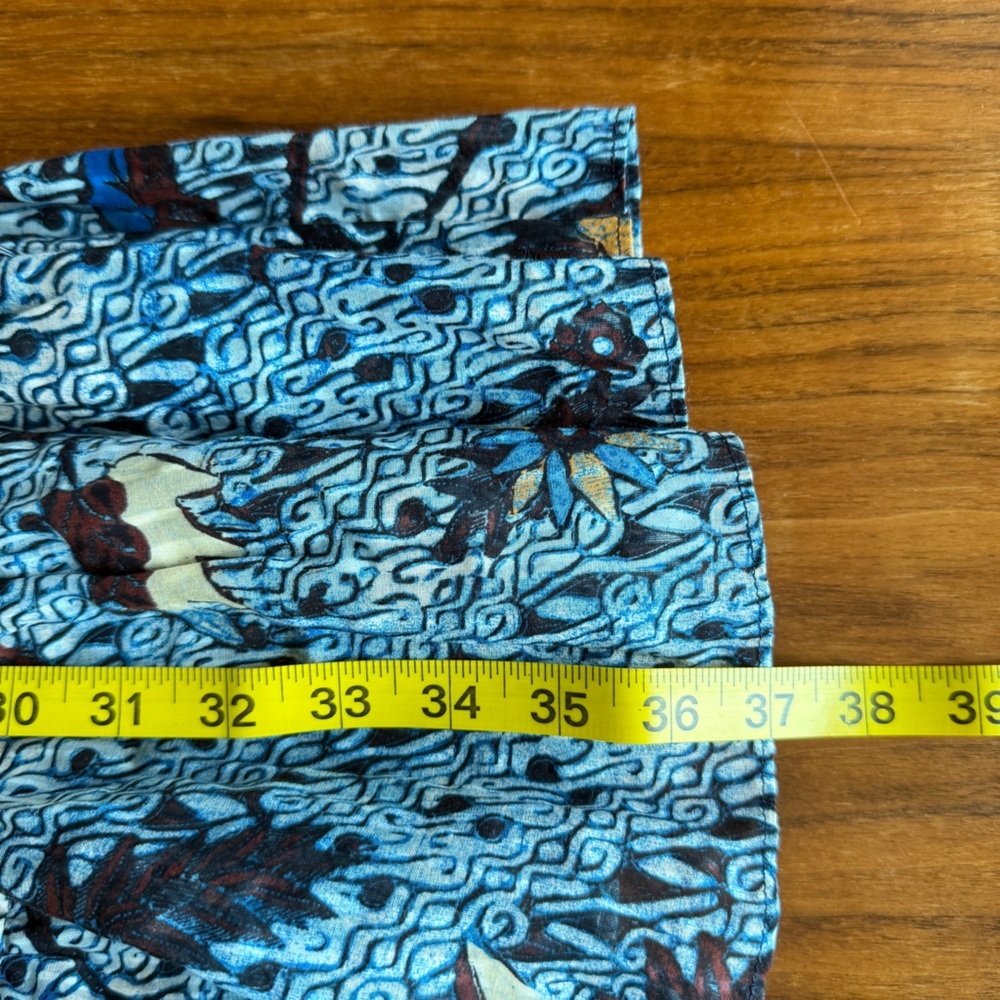 ULLA JOHNSON Denia Ruffle-Sleeve Tiered Mini Dress Sz 10 - Picture 12 of 13